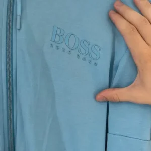 Blue Hugo Boss zip up hoodie - Image 2