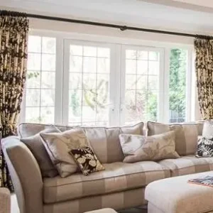 FULL LENGTH LOUNGE CURTAINS - EXCELLENT QUALITY