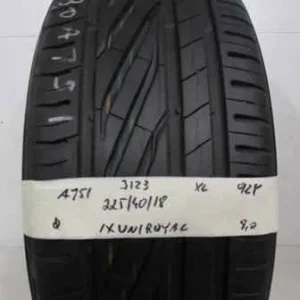 Uniroyal Renisport 225/40/18 92Y 1X 8mm Tread Dot 3123
