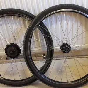 Shimano bicycle wheels 26 inch with Continental tyres