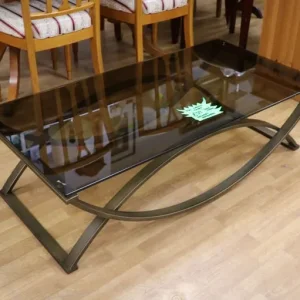 Smoked Glass Coffee Table - Image 2