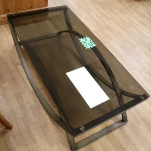 Smoked Glass Coffee Table - Image 4