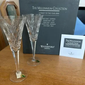 Waterford Crystal Millennium Champagne Flutes