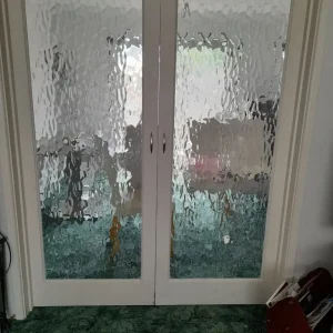 Indoor dividing glass doors