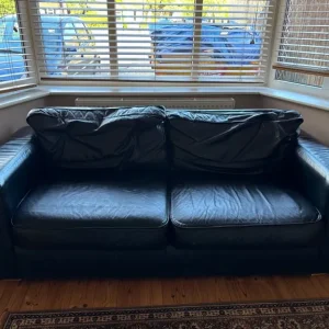 Leather 3 seater sofa