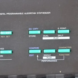 Yamaha DX21 Synthesiser with music stand and operation manual - Image 5