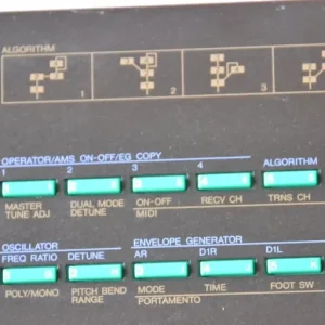 Yamaha DX21 Synthesiser with music stand and operation manual - Image 7