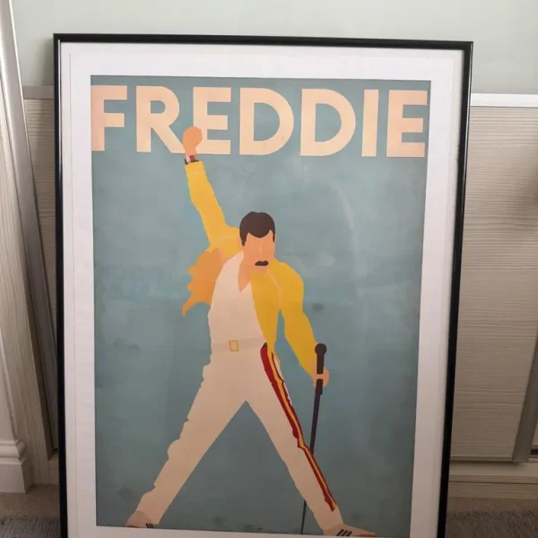 Freddie Mercury Painting In Frame