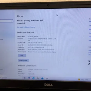 Dell 15” Laptop with i3, 8GB RAM, 120GB SSD - Image 2