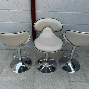 3 Baudette Height Adjustable Swivel Bar Stools - Image 3
