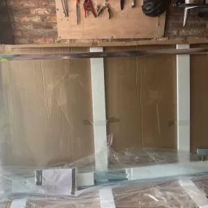 Wet room shower screen