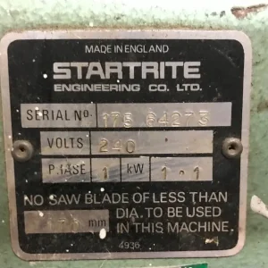 Startrite Tilt Arbor Table Saw - Image 2
