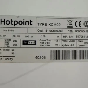 Hotpoint Fridge Freezer - Image 5