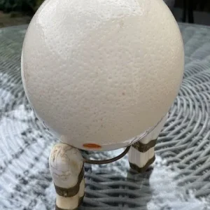 African Decorated Ostrich Egg Ornament - Image 4