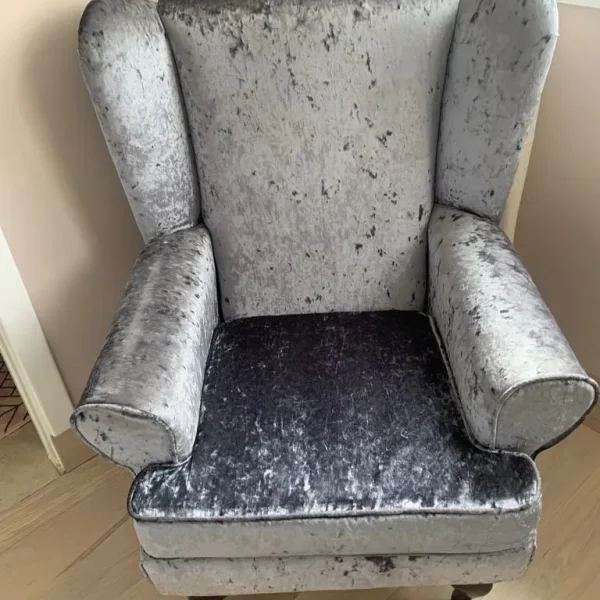 Beautiful silver/grey chair