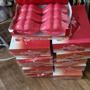 Box of 6 lip gels – cherry and peach - Image 2