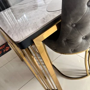 Heavy duty real marble table - Image 4