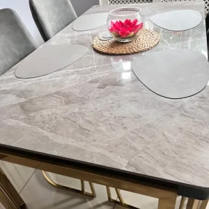 Heavy duty real marble table - Image 5