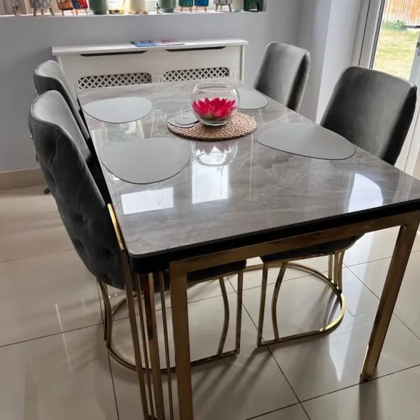 Heavy duty real marble table