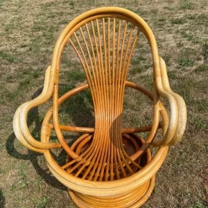 Bamboo rocking chair