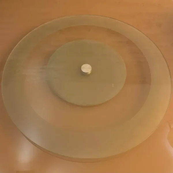 Lazy Susan - tempered glass - large 45cm