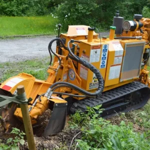 Tracked Remote Control Stump Grinding Service