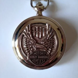 harley davidson wings of glory pocket watch by franklin mint - Image 2