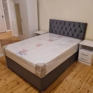 Double Divan Bed with Mattress and Drawers