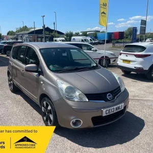 2013 Nissan Note ACENTA MPV Petrol Manual