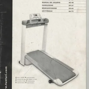 TUNTURI Treadmill with instruction manual - Image 4