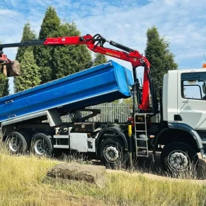 2020 DAF CF 450 8X4 TIPPER GRAB WITH EPSILON M125 CRANE AND KELBERG BODY - Image 3