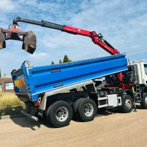 2020 DAF CF 450 8X4 TIPPER GRAB WITH EPSILON M125 CRANE AND KELBERG BODY - Image 4