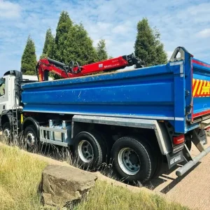 2020 DAF CF 450 8X4 TIPPER GRAB WITH EPSILON M125 CRANE AND KELBERG BODY - Image 7