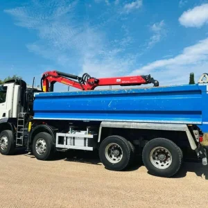 2020 DAF CF 450 8X4 TIPPER GRAB WITH EPSILON M125 CRANE AND KELBERG BODY - Image 8