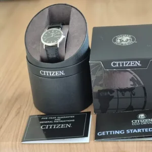 Citizen Eco-Drive Men's Leather Strap Watch BM8240-03E - Image 3