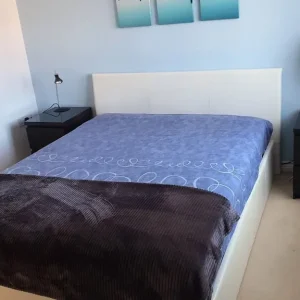 King size bed with quality mattress