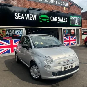 2011 Fiat 500 1.3 Multijet Diesel Silver Manual - Image 2