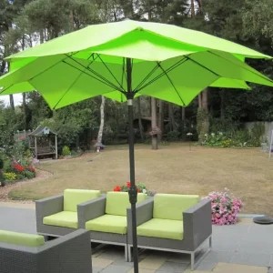 Norfolk Leisure Lifestyle Fibreglass Lotus Parasol 2.7m Dial