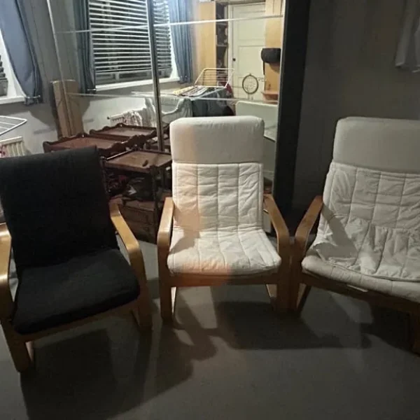 IKEA fabric chairs