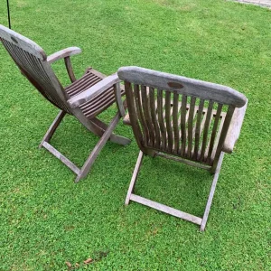 Folding wooden chairs - Image 3