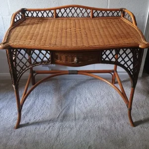 Vintage bamboo desk