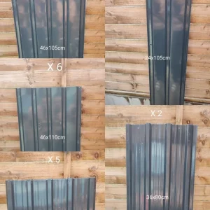 Metal roof shed sheet, different size - Image 2
