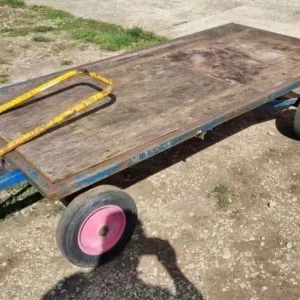 Platform turntable trolley - 2m x 1m, 1000kg capacity - Image 2