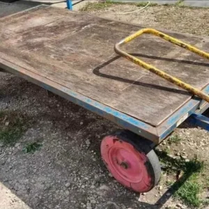 Platform turntable trolley - 2m x 1m, 1000kg capacity - Image 3