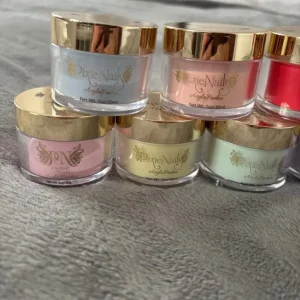 8 pots of acrylic powder for nails - Image 2
