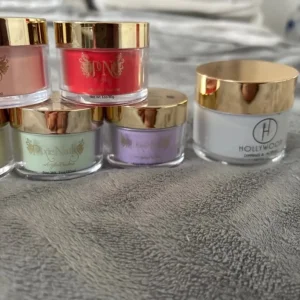 8 pots of acrylic powder for nails - Image 3