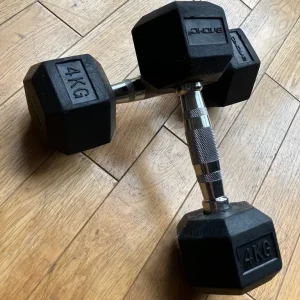 4kg Hex Weight Dumbbells - Image 4