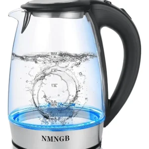 1.8 litre glass electric kettle with LED light