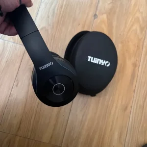 TUINYO on-ear headphones black and blue - Image 4