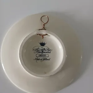 Amsterdam Anne Frank House small Delft Blue Plate ready to hang - Image 2